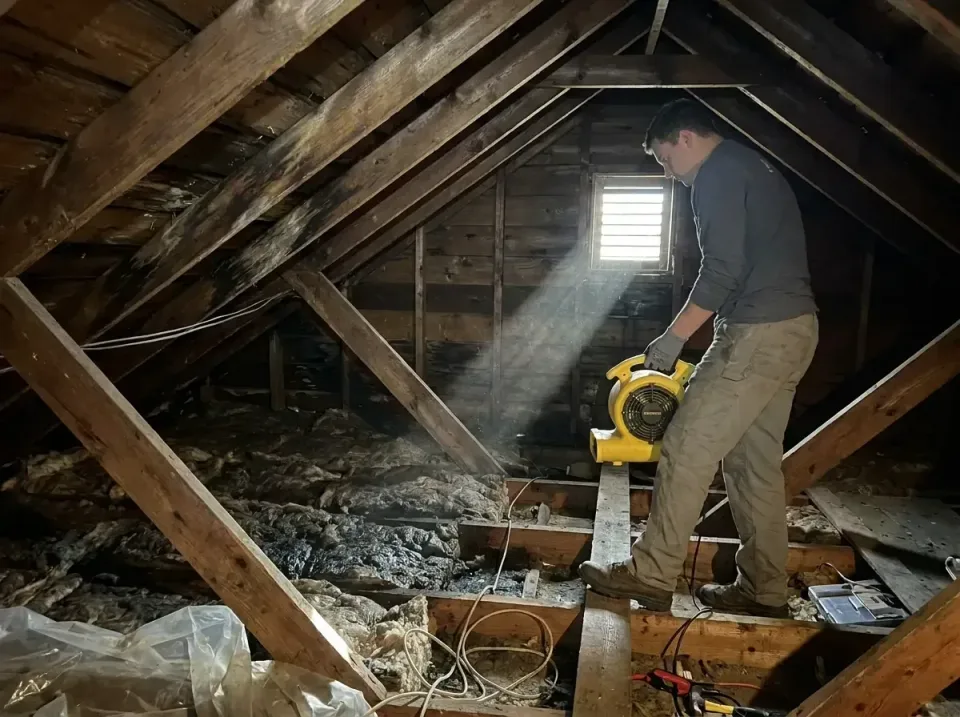 attic-water-damage-drying-proc-007 — frequently asked questions, Emergency Water Extraction & 24/7 Flood Response in Maywood…
